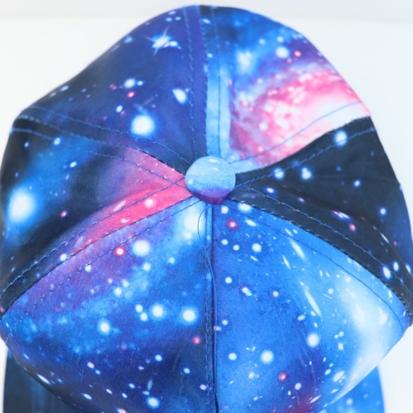 Vintage Fortnite Galaxy Print Ball Cap Hat One Size Adjustable Snapback Rare - Picture 3 of 11
